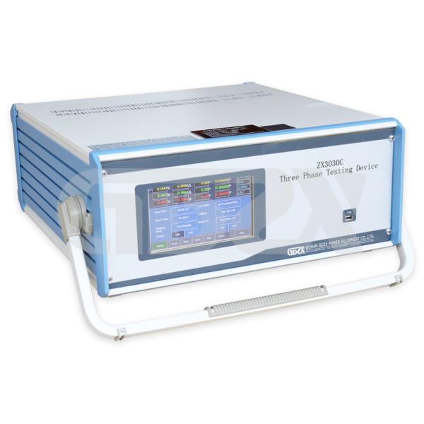 Portable Three Phase Energy Meter Calibration Electrical Test Equipment With Test Shelf