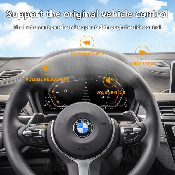 Viknav For BMW X1 X2 1Series 2Series (2013-2022) 12.3 inch instrument cluster replacement linux digital gauge screen