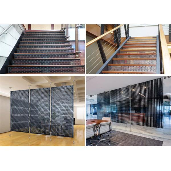 Round Hole Galvanized Plate Perforated Metal Mesh For Buidling Decoration