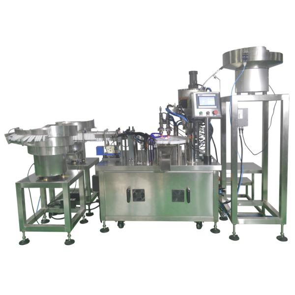 Small Dose 10ml Pneumatic 2-head Filling and Screw Capping Machine for Liquid Oil Gel