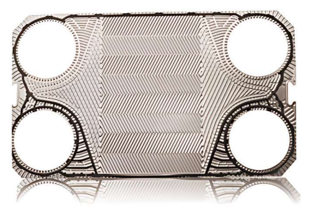 Stacked Multilayer Corrugated Metal Plate Heat Exchanger Equipment High Efficiency