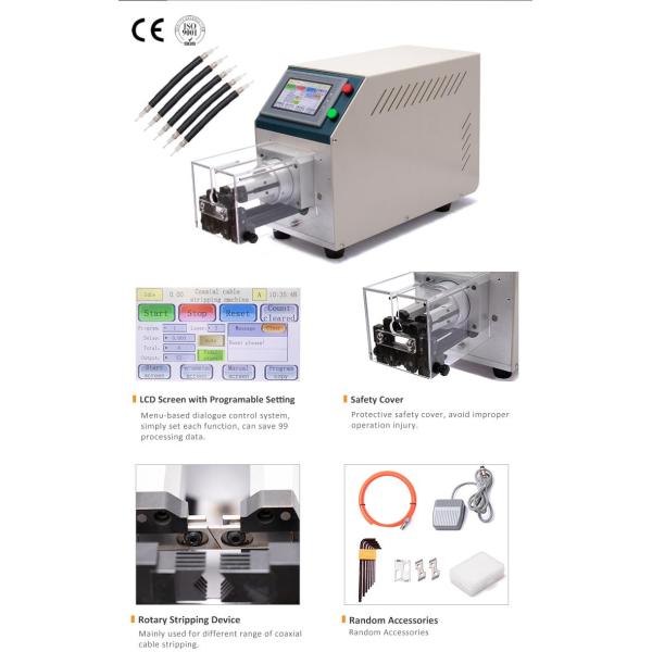 Multi Core 700pcs/H Wire Stripping And Crimping Machine For Coaxial Cable Cutting