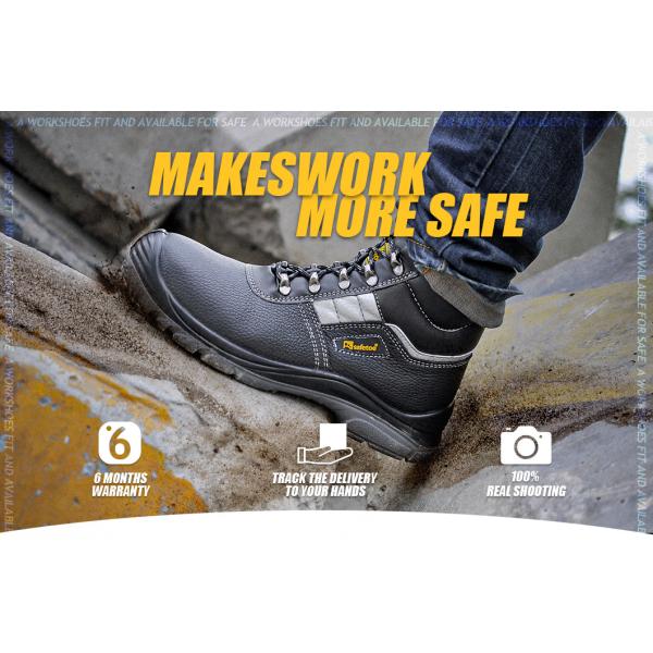 Memory Foam Steel Toe Work Boots Safety Shoes Mens Safety Boots Size 8 6 5 4 3