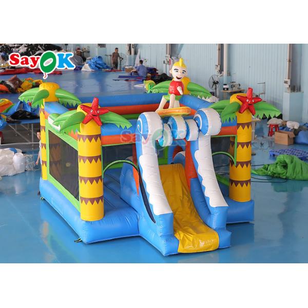 Customized Surf Boy Adventure Bounce House Inflatable Bouncy Castle Bounce Jumping