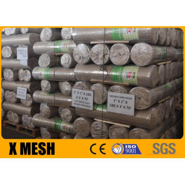 27ga Wire Galvanised Welded Mesh Astm A740 Standard 48 Inch Width 50 Feet Long Fence
