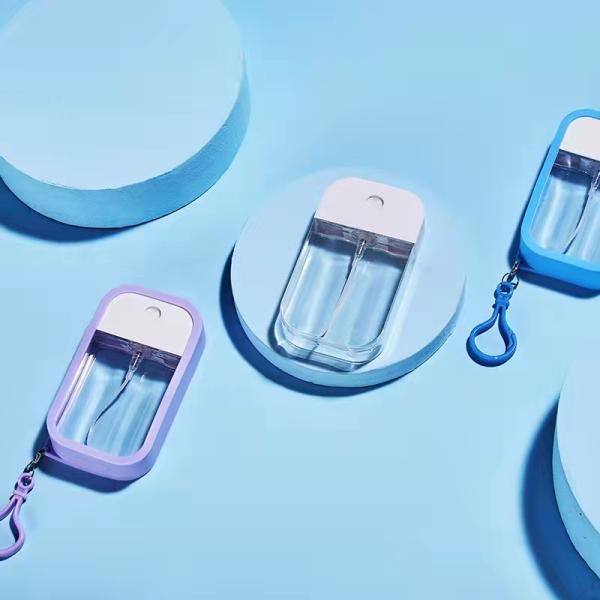 30ml Airless Square Spray Bottle For Serum 60ml Silk Screen Printing Logo