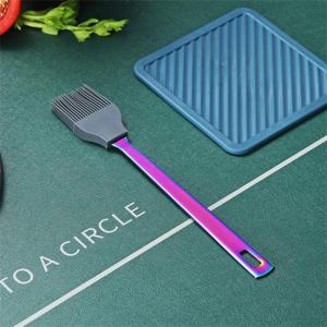 Rustproof Silicone Brush For Cooking Rainbow Leadfree Cadmiumfree