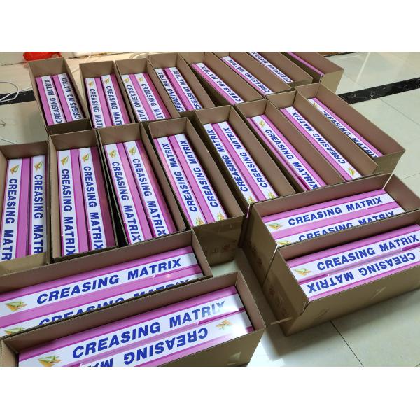 Creasing Matrix Die Cutting Material Plastic PVC Material Adhesive