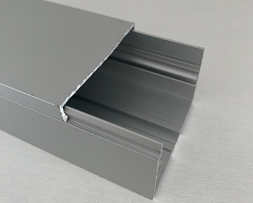 Trunking CNC Precision Components 6063-T5 50x63 White Detachable Splicing Profile