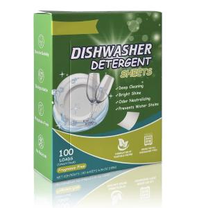 High Efficiency Dishwashing Detergent Sheets Customized Sustainable