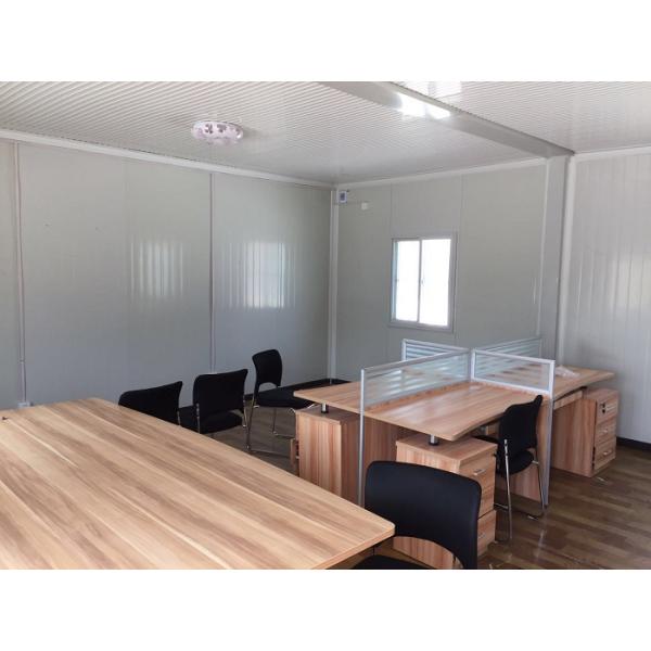 Security Door Folding Container Homes , Modular Colored Container Living Units