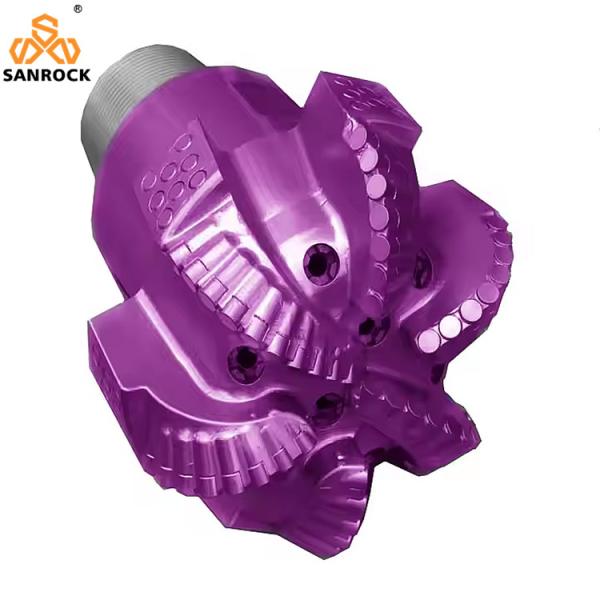 API PDC Petroleum Drill Bit Rock Drilling Tools 6 Blades Matrix Body Diamond PDC Bit