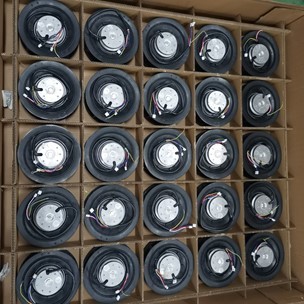 3 Speed IP44 115VAC External Rotor Motor Fan Centrifugal Exhaust Fan For Control Cabinet