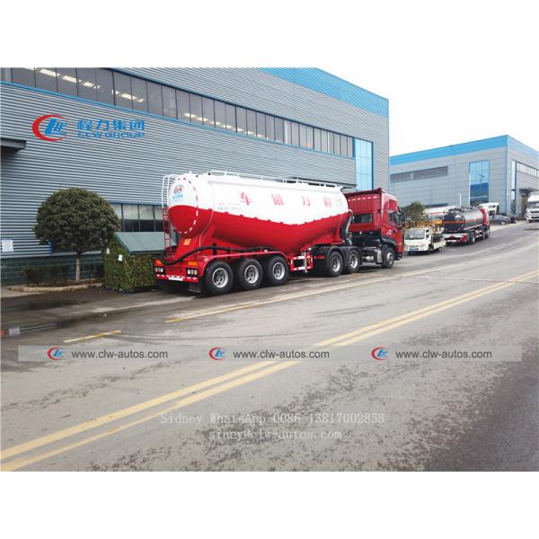 27.5cbm Carbon Steel Tanker 3 Axle Semi Trailer With Truck Head