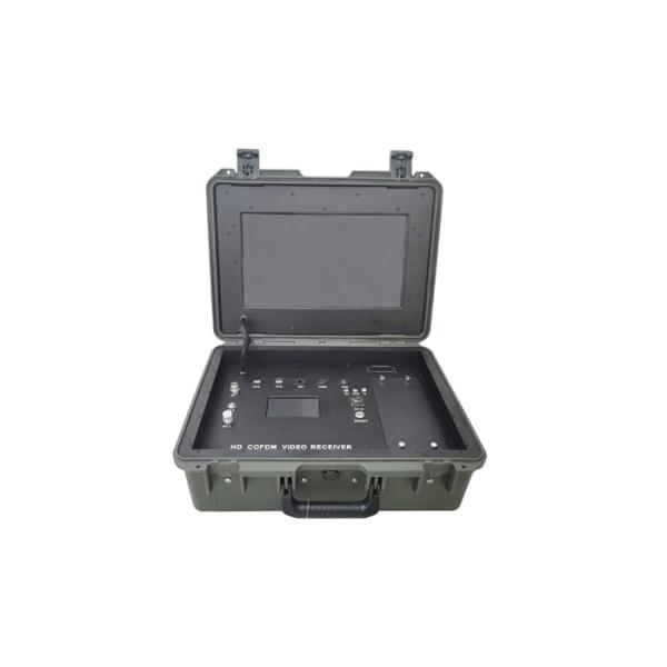 17 Inch COFDM Video Receiver Wireless With PTZ Control For UGV Robot