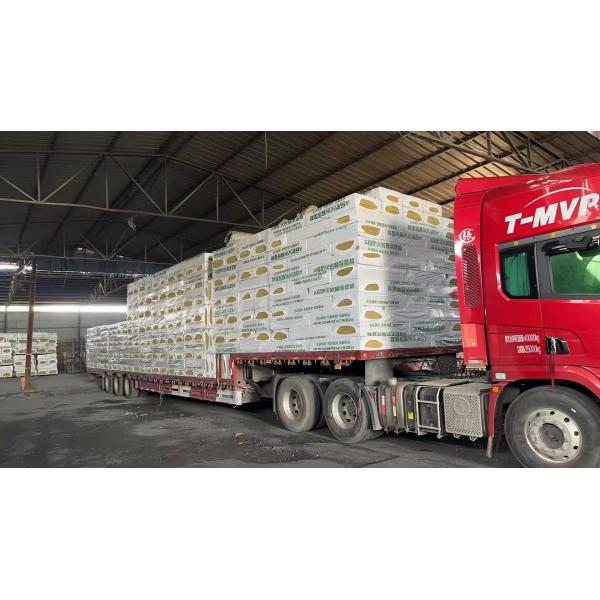 Rough Rock Wool Rigid Insulation Panels with Hydrophobic Electrical Insulation