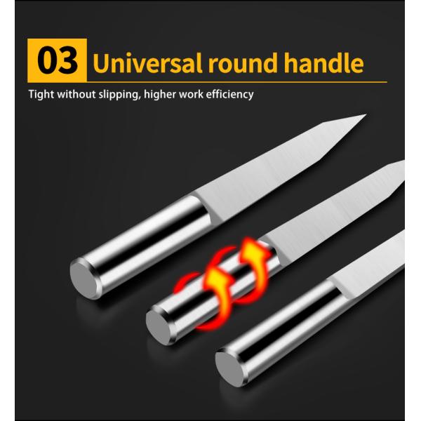 1 Flute Sharp Milling Cutter Metal End Mill Flat Bottomed For Woodworking CNC Carving