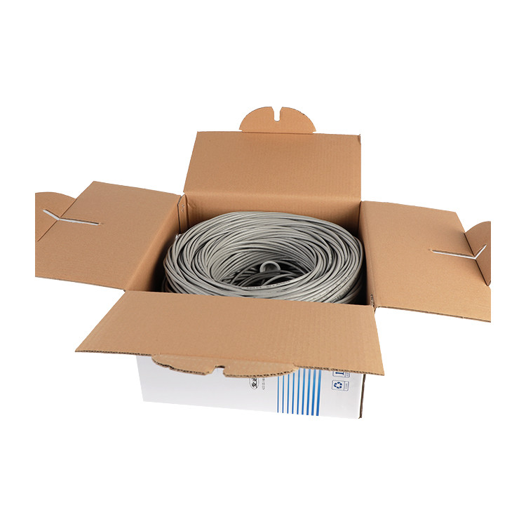 Indoor Wiring Unshielded UTP 305m CCA CAT5e Lan Cable 24 Awg Ethernet Cable