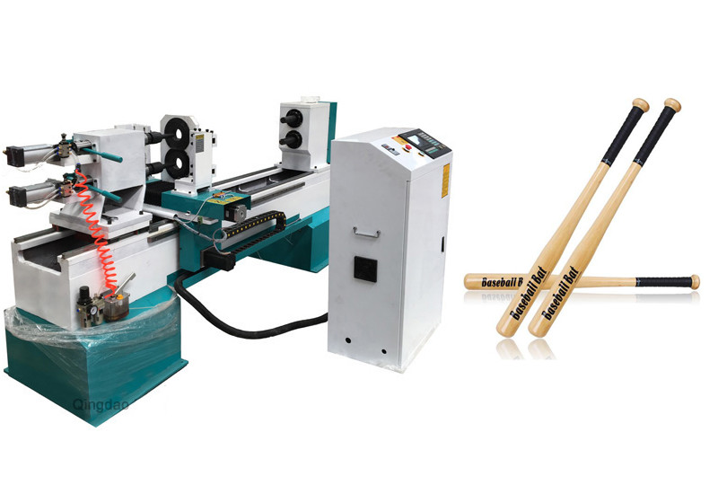 China high speed cnc wood lathe machines with double turning spindles wholesale