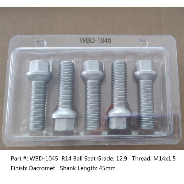 Grade 10.9 Extended Bmw Wheel Bolts Black Shank 44mm For BMW F Chassis G Chassis & Mini