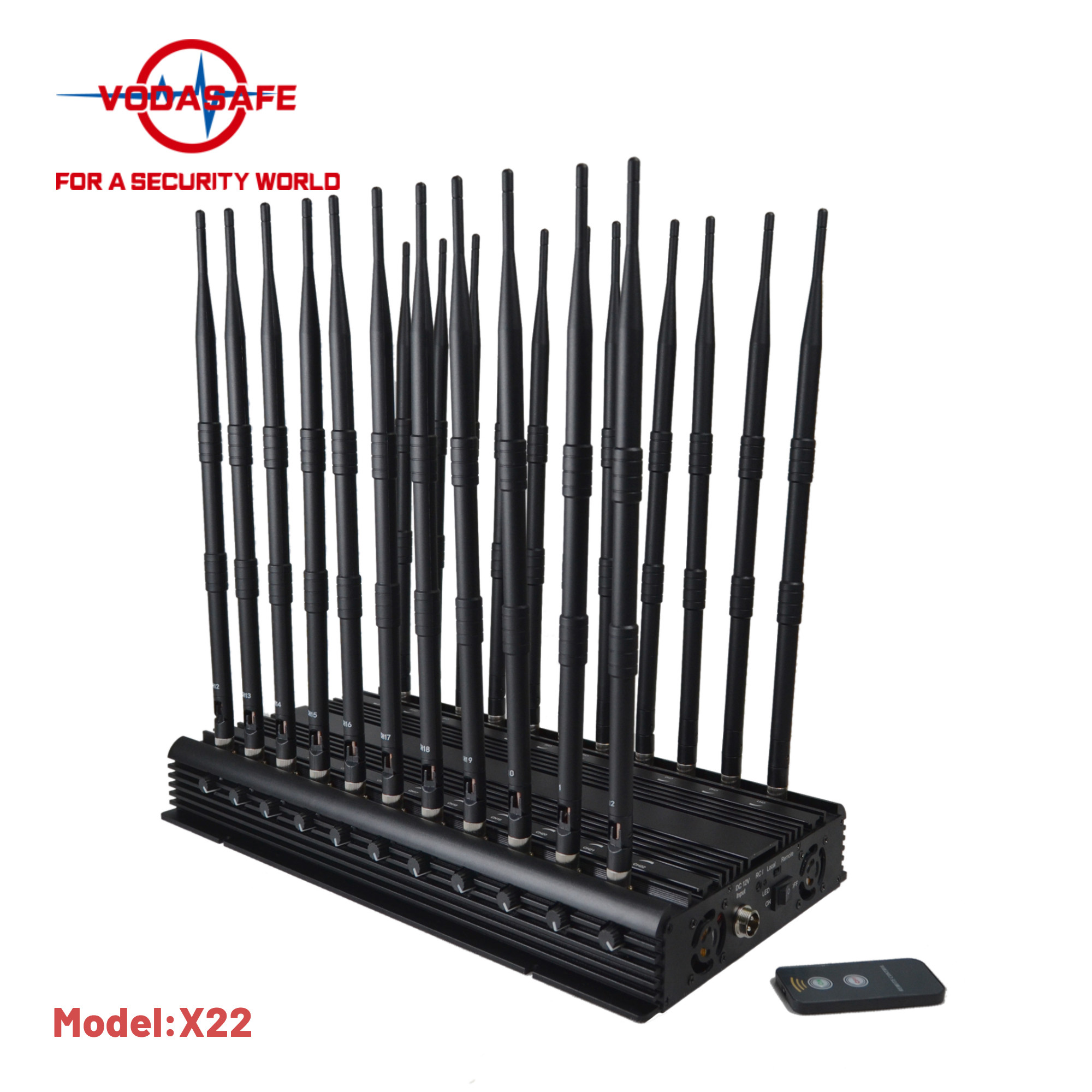 China Stationary 60m 3dBi Antenna Wifi Signal Jammer UHF VHF wholesale