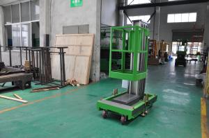 China Single Mast Aerial Work Platform Vertical Lift With AC Power Supply wholesale