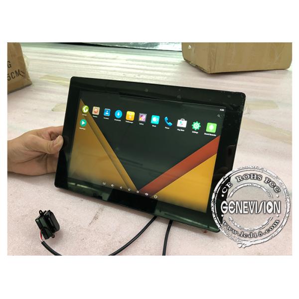 Taxi PCAP Touchscreen Bus Digital Signage Car Media Player 10.1 Inch With Camera