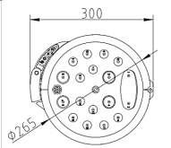 FTTH Dome Fiber Optic Splice Closure IP68 Waterproof 288 Fiber Splicing And Junction
