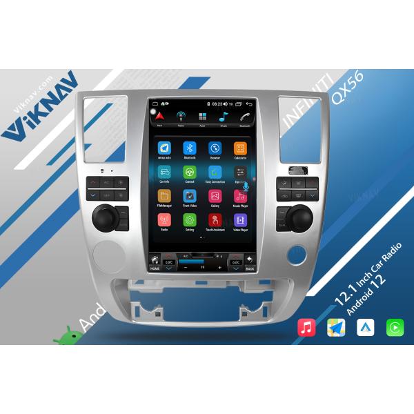 Viknav Car Radio For Infiniti QX56 2007-2010 Touch Screen 12.1 inch GPS Navigation Multimedia Player Stereo Head UNIT