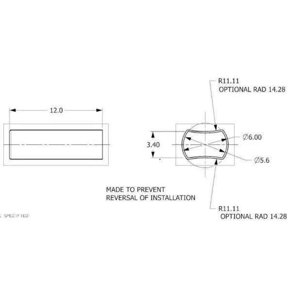 NTC TRD Temperature Sensor With 5x12mm Semicircl Copper Shell