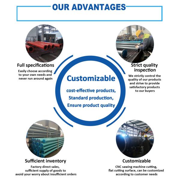 300Psi Rubber Lined Pipe Natural Synthetic Lining Seamless Steel Design