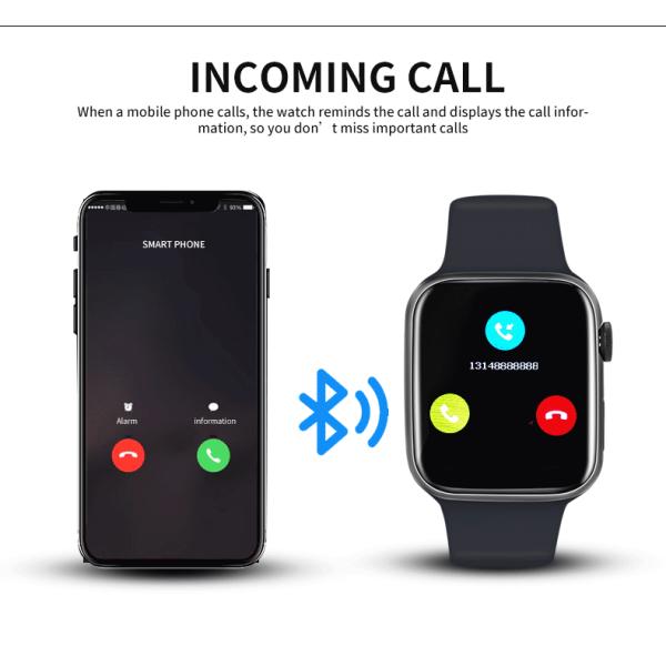 BLE Device W6 Smart Bracelet 1.69 IPS Smart Watch Remote App For Apple