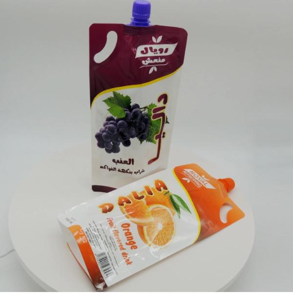 Jelly Packaging Aluminum Foil Suction Nozzle Bags 50ml 100ml Bag With Nozzle Stand Up Bag With Spout