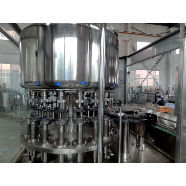 6.68kw Purified Milk Glass Bottle Filling And Capping 2-In-1 Machine For Small Factory