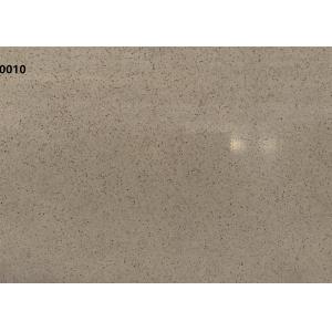 China Man Made Brown Quartz Stone Countertop Solid Surface Staining Resistant wholesale