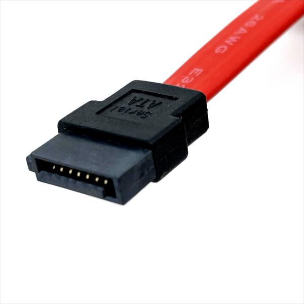 Flexible SATA Cable Assembly Custom Straight To 90 Degree Right Angle SATA Data Cable