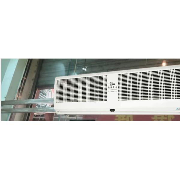Metal Casing 120mm Cross Flow Air Curtain For Entrance Door Warehouse