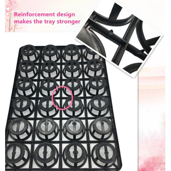 Injection Mould 24 Holes HDPE Plastic Nursery Tray Pot Carry Tray OEM