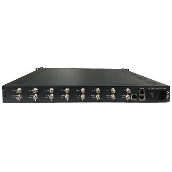 8 Channel DVB IP Gateway MPEG 2 MPEG 4 Tuner ASI To IP MPTS Gateway Converter