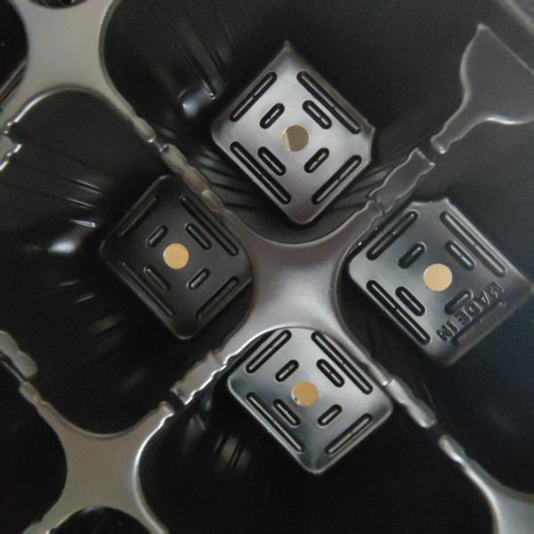 12 Grid Black Blister Tray With Holes PP Plastic Greenhouse Plant Planting Tray Agricultural Seed Hydroponic Tray