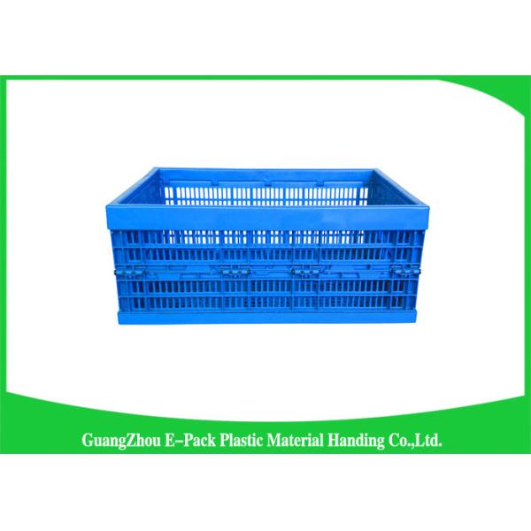 Food Grade Folding Plastic Crates Environmental Protection 600*400*320mm
