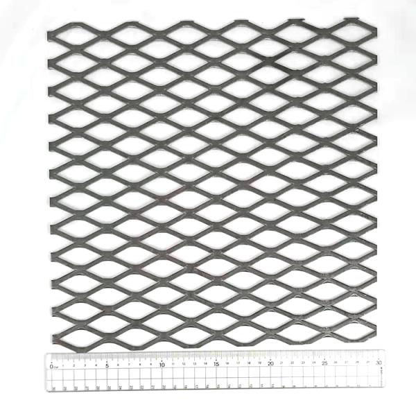 40*80mm 34*80mm Rhombus Expanded Metal Mesh Balustrades 4x8 Expanded Steel Sheet