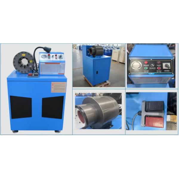 6-51mm 10 Dies Hose Matching Dies 500 Pieces Per Hour Portable Hose Crimping Machine Hydraulic Hose Crimper