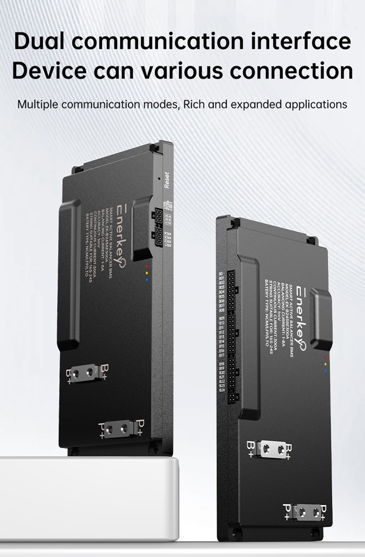 Battery Protection Board 16S-24S 200A 250A 300A BMS with 8A Active Balance BT/CAN/RS485 for Electric forklift Lifepo4 li-ion Battery