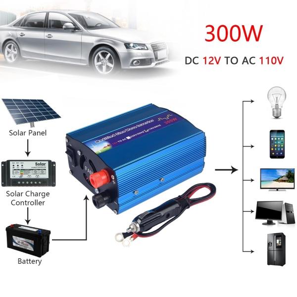 300W High Wattage Power Inverter 12V 24V 220V 110V Modified Sine Wave Inverter
