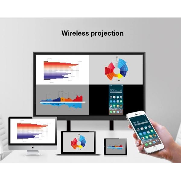 65'' Lcd Display Touch Screen Dual System Wall Mount Interactive Whiteboard 350cd/m2