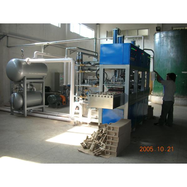 Disposable Lunch Box Making Pulp Thermoforming Machine 1200pcs/hr Customized