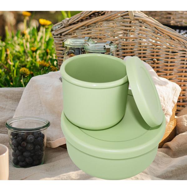 Multi Functional Silicone Bowl Set , Silicone Containers With Lids BSCI CE Certified