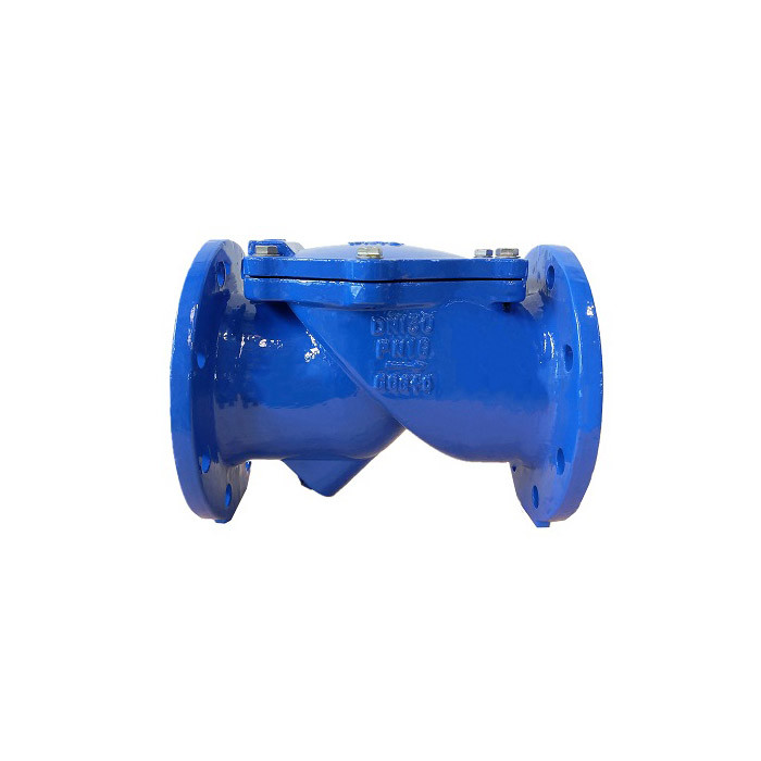 China Ductile Iron Rubber Flapper Check Valve Flanged Swing Check Valve wholesale