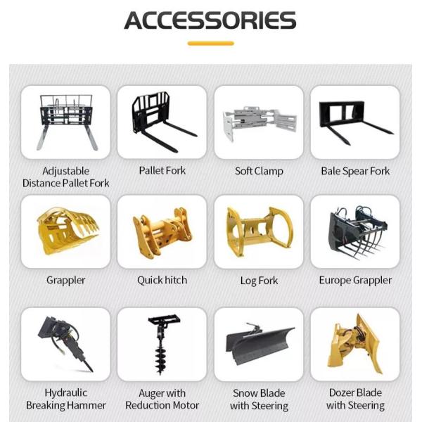 Automatic Articulated Compact Wheel Loaders For Mining Cement Factories